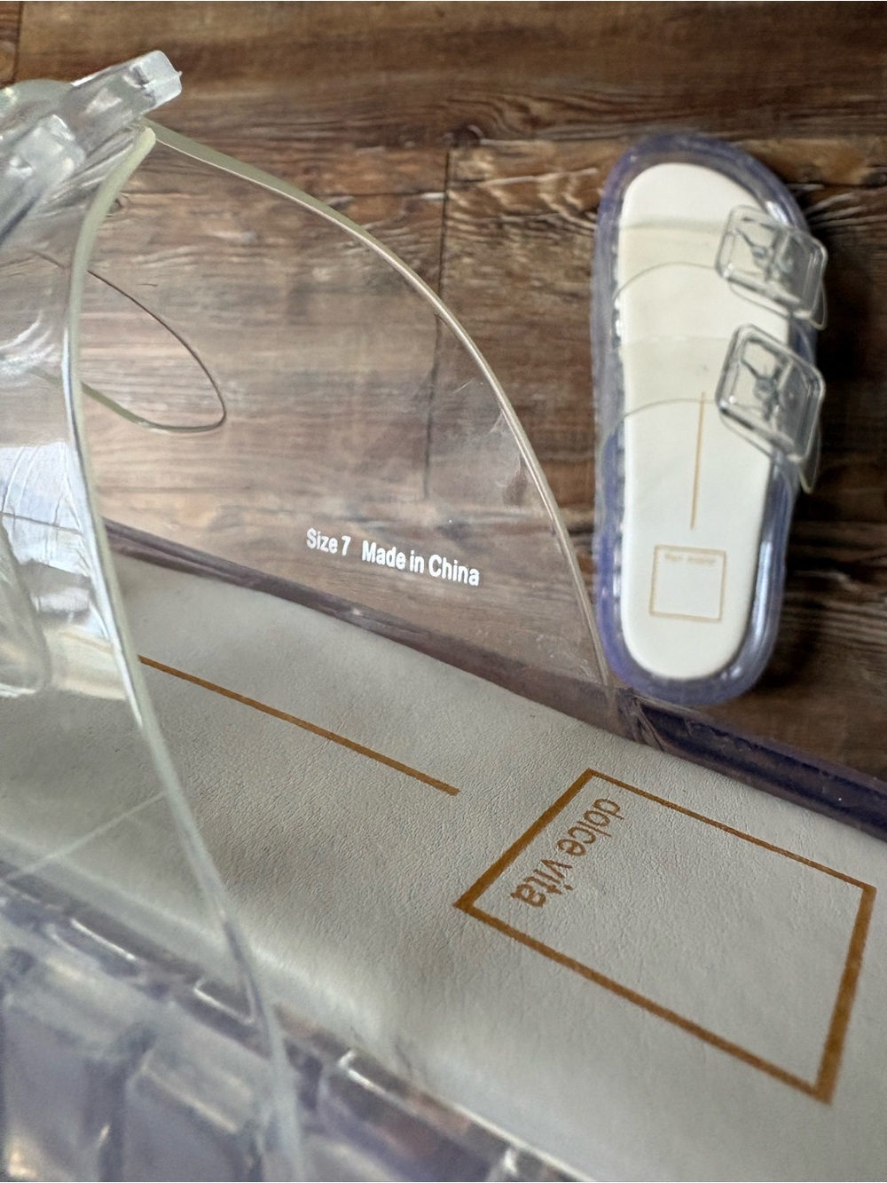 Dolce Vita Julio Clear Jelly Sandal - Picture 5 of 5